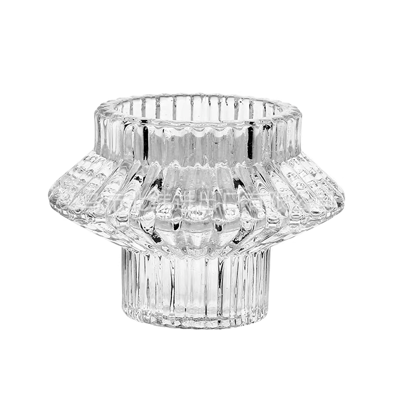 Dual purpose crystal candle holder