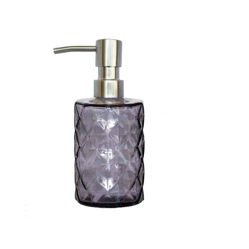 Minimally designed checkered hand sanitizer bottle