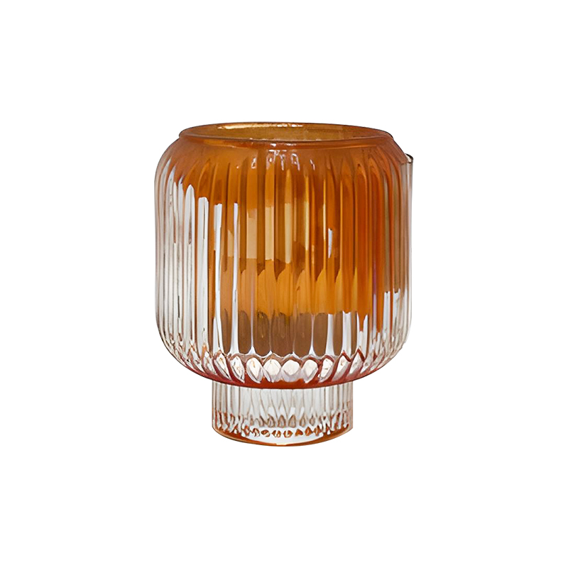 Vertical striped candle holder