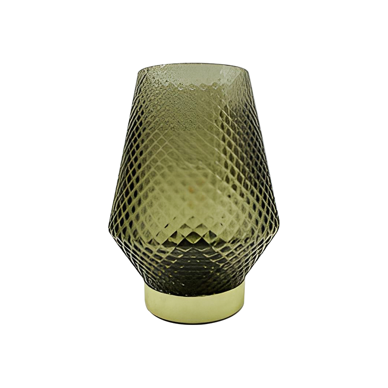 Vintage checkered glass LED